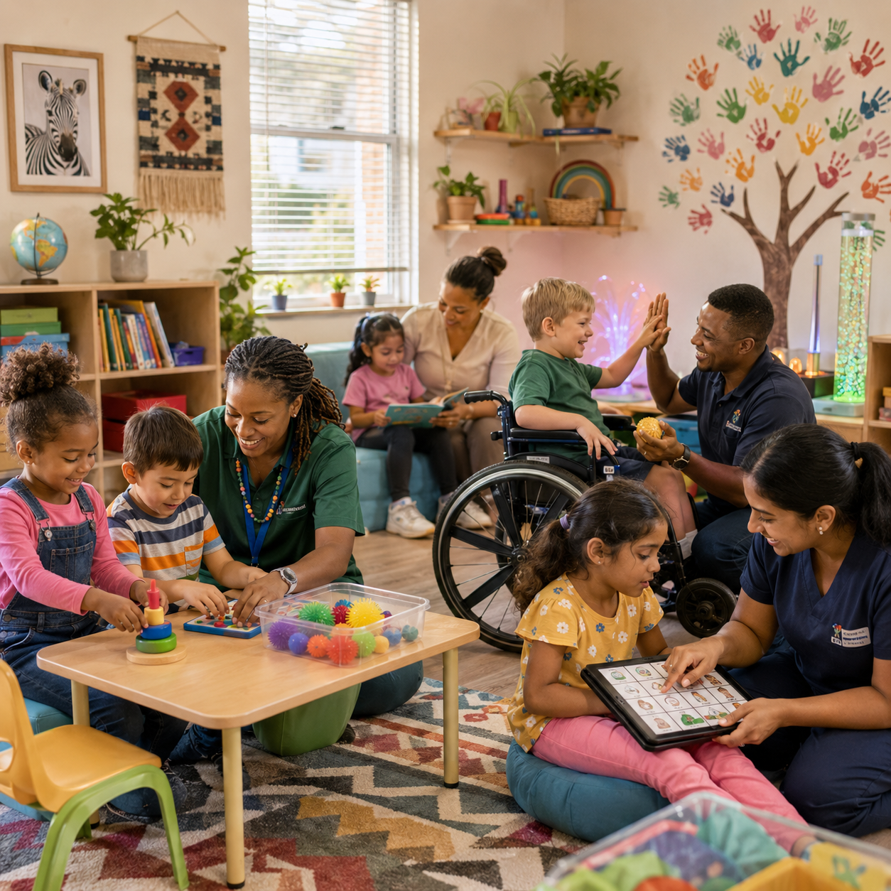Special care education and therapy support